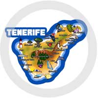 Ilustración y Serigrafía para camisa de souvenir de Tenerife Jacobo